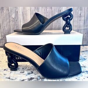 ALFANI KASY CHAIN HEEL SANDALS